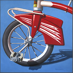 Retro Bicycle - Nance Danforth Paintings
